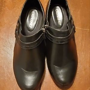 Catherines brand Size 10W black booties.